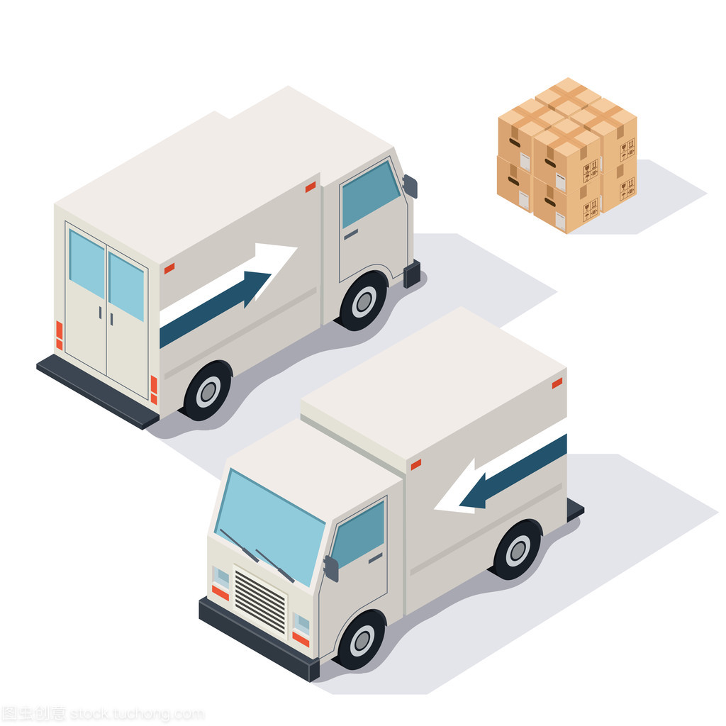 白色foneyu等距圖在汽車貨物運輸中的應(yīng)用與價值